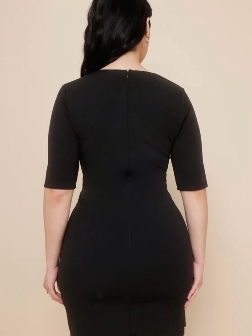 Lulus Westwood Black Half Sleeve Sheath Dress - Picture 7 of 8